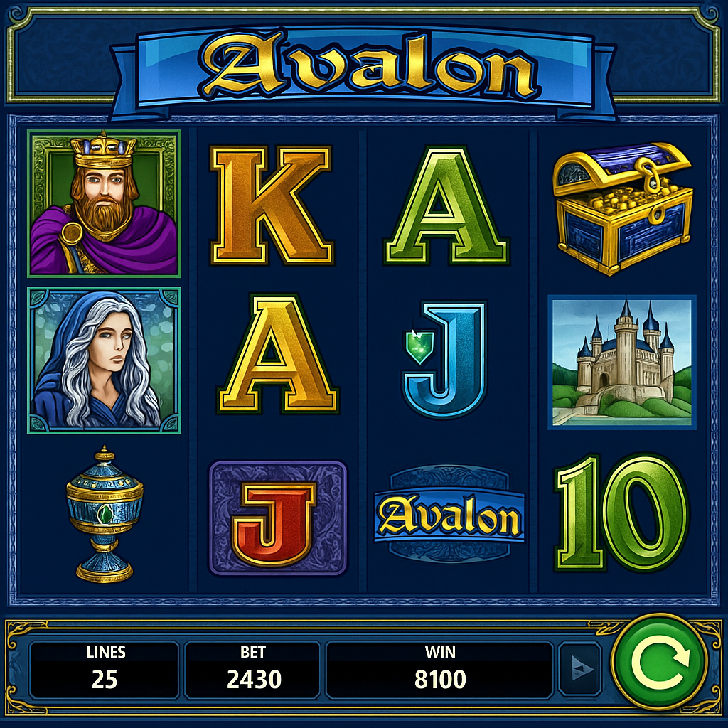 PlatinumSlots - Avalon Slot Game - Microgaming Pokie